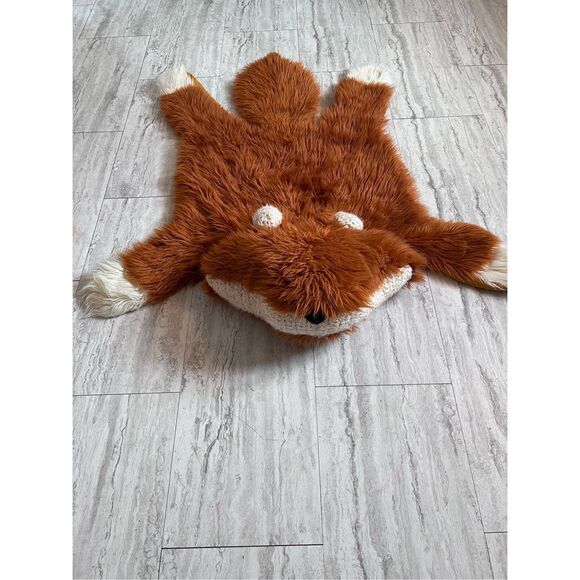 Claraloo Fox rug blanket,woodland Nursery decor, woodland...